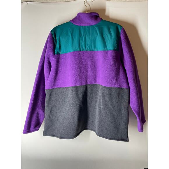 LL Bean Vintage Half Zip Pullover Sweater w Pockets Fleece Retro Size 2X - Picture 5 of 6